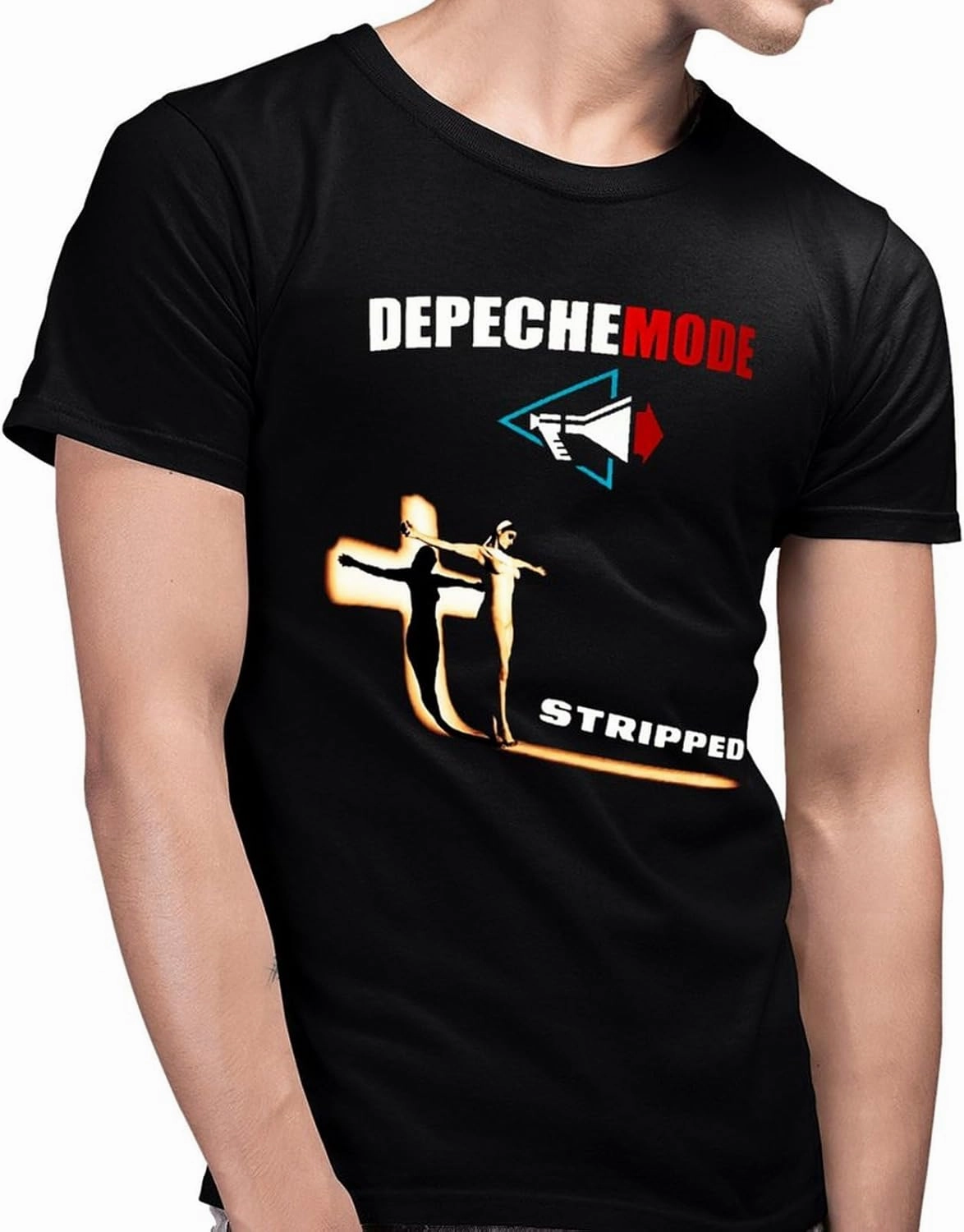 Men's T Shirt Crewneck Short-Sleeve Shirt for Man