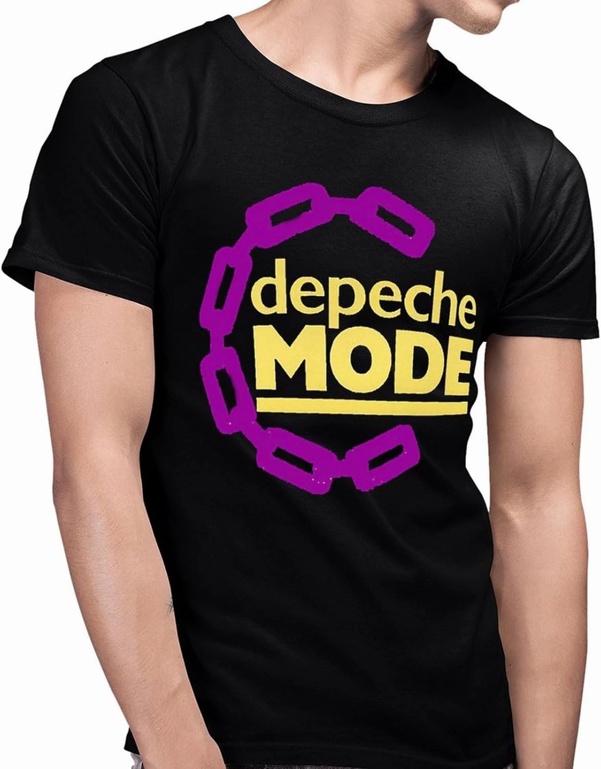 Men's T Shirt Crewneck Short-Sleeve Shirt for Man