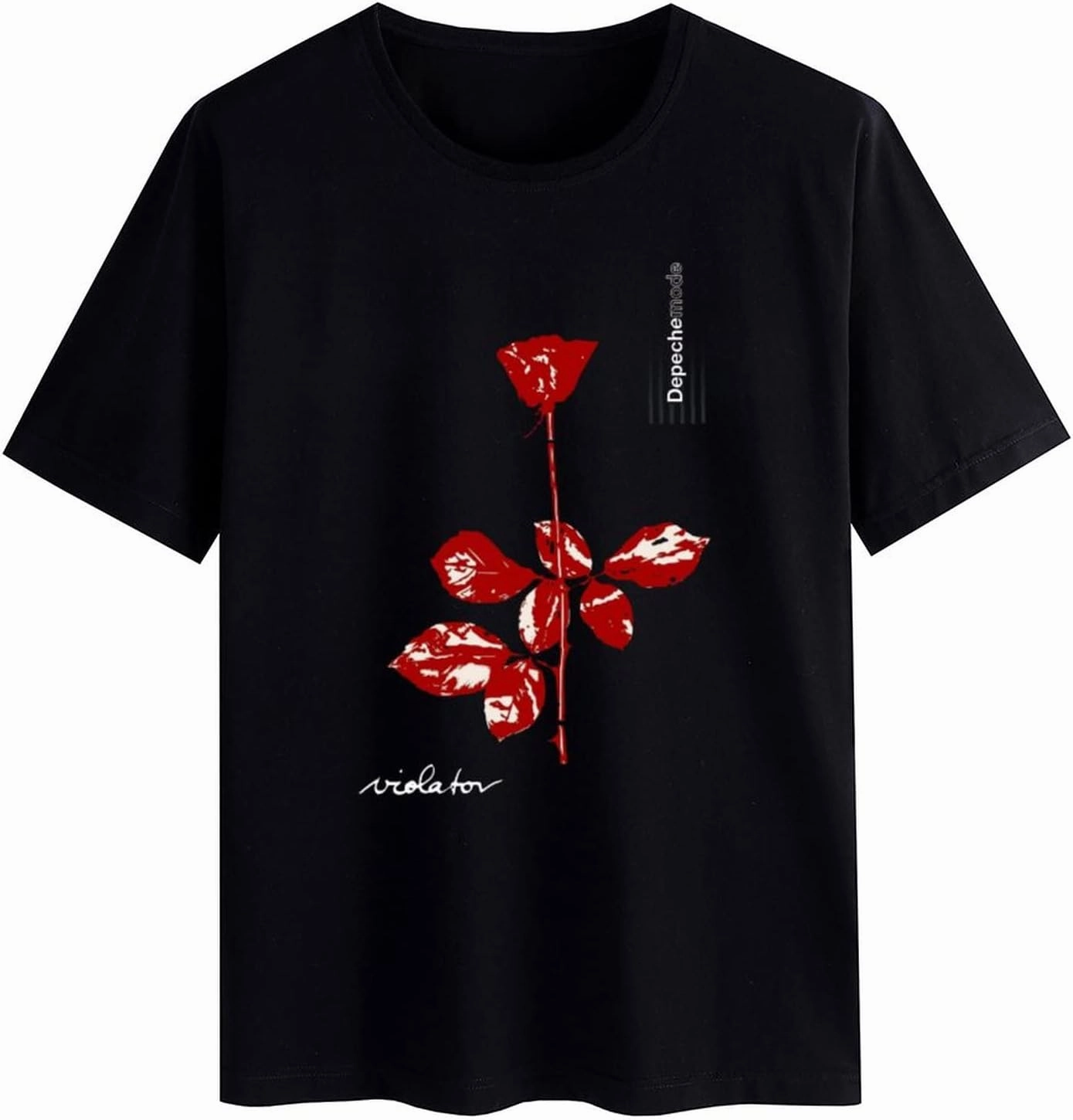 Men's T Shirt Crewneck Short-Sleeve Shirt for Man