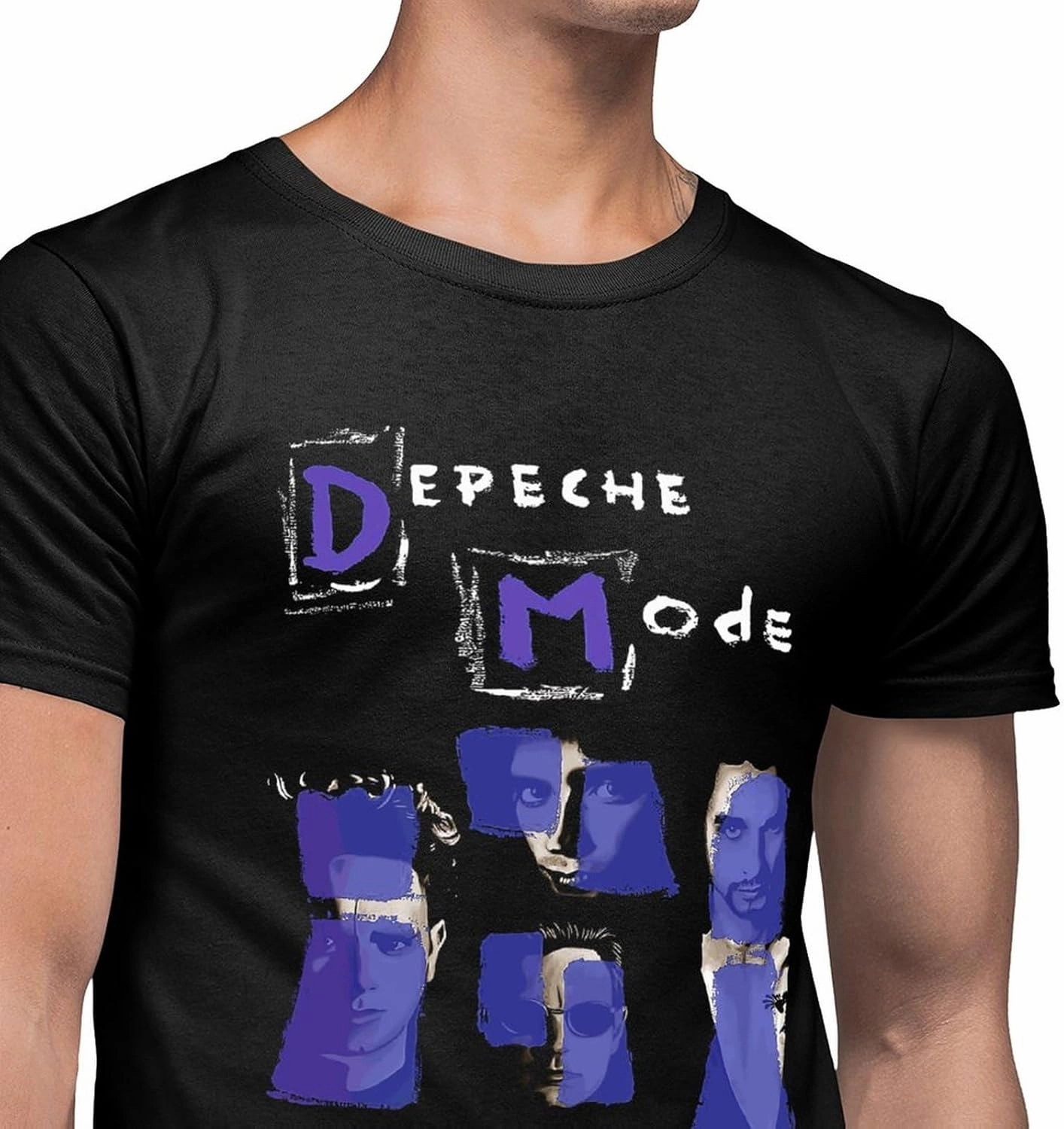 Men's T Shirt Crewneck Short-Sleeve Shirt for Man
