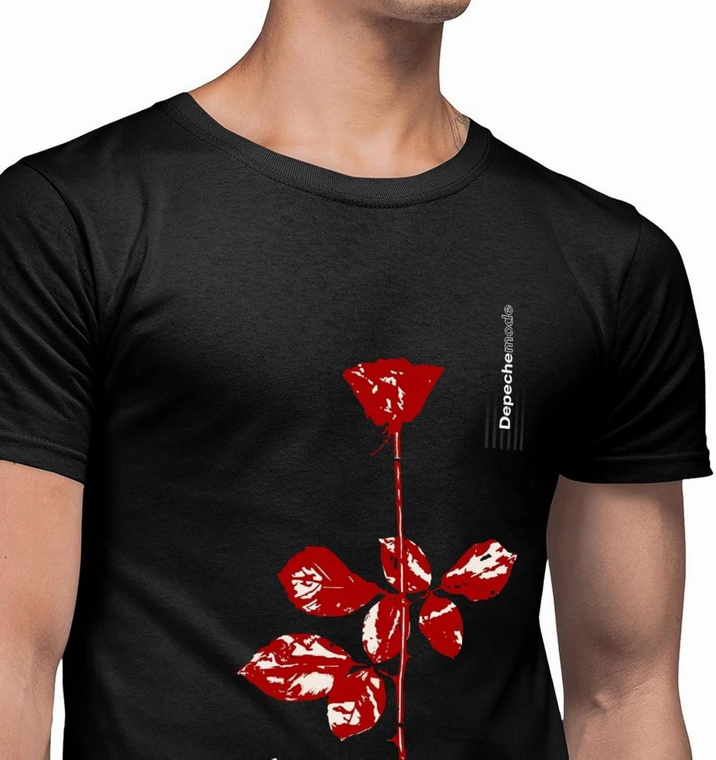 Men's T Shirt Crewneck Short-Sleeve Shirt for Man
