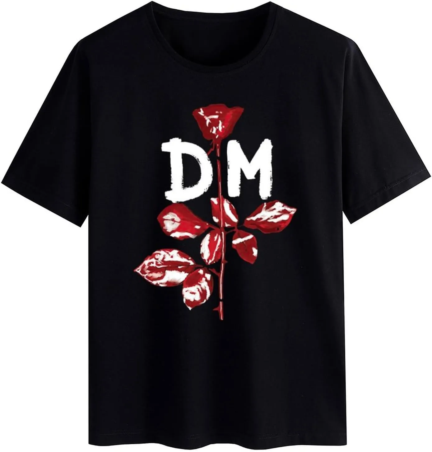 Men's T Shirt Crewneck Short-Sleeve Shirt for Man