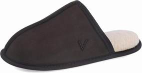 Mens Scuff Slippers Micro Suede Memory Foam Slide Clogs Slip on Indoor Outdoor House Shoes