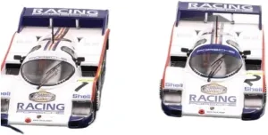 Metal Toy Vehicle Alloy Rally Car Set Model for Porsche 956K #1 & #2 Nürburgring 1983 Metal Vehicle Toy 1/43 Scale Vehicles