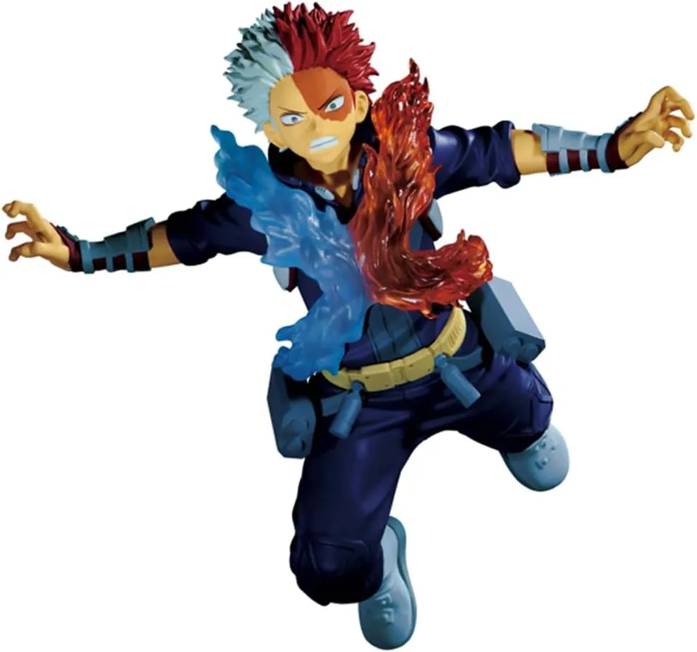MHA Todoroki Shouto Figures Midoriya Izuku Anime Figure Statues Anime Action Figurine for Fans 4.72IN