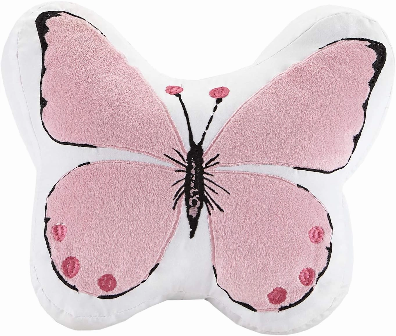 Mi Zone Kids Cynthia Comforter for Girls Microfiber Animal Butterfly Print, Modern All Season Down Alternative Kids Bed Set, Matching Sham, Decorative Pillow, Twin, Pink 3 Piece