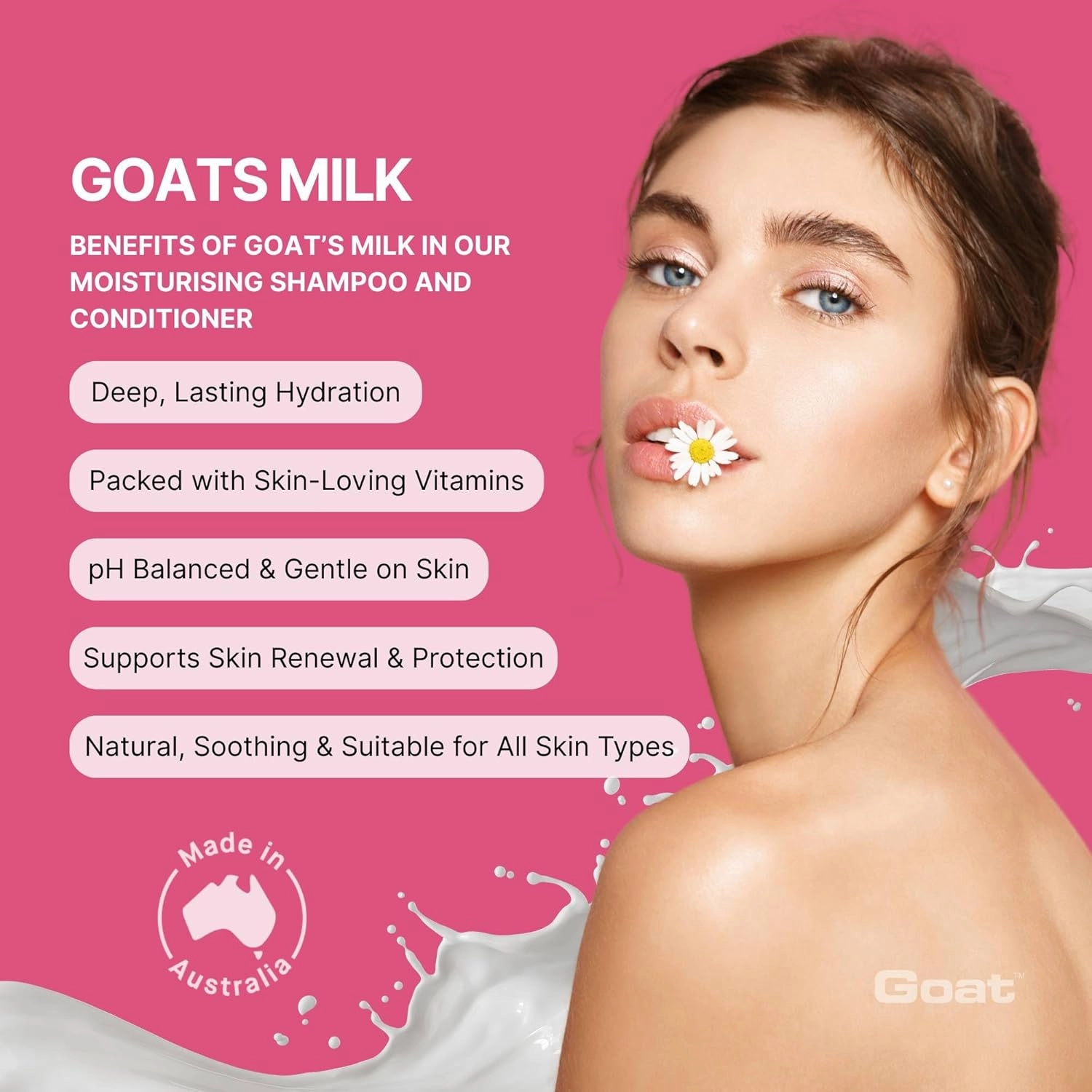 Milk Soap Moisturizing Shampoo & Conditioner Value Pack - Sulfate, Paraben, and Petrochemical Free - Shampoo and Conditioner Set - Coconut Oil