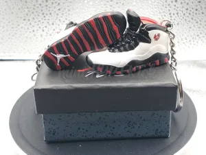 Mini 3D AJ10 Double Nickel Sneaker Keychain