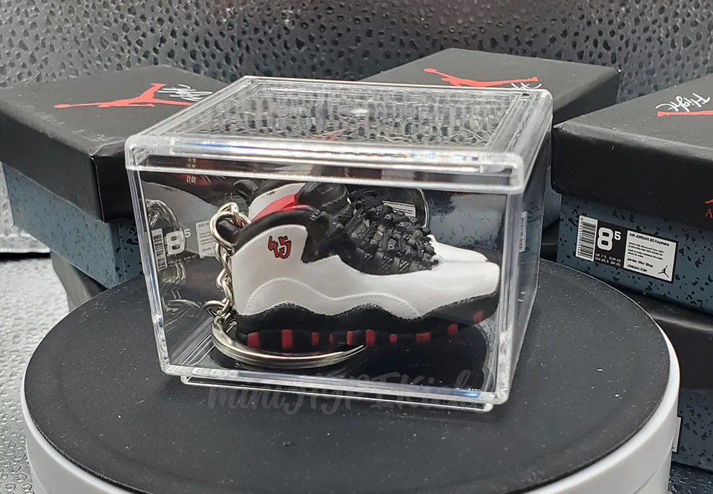 Mini 3D AJ10 Double Nickel Sneaker Keychain
