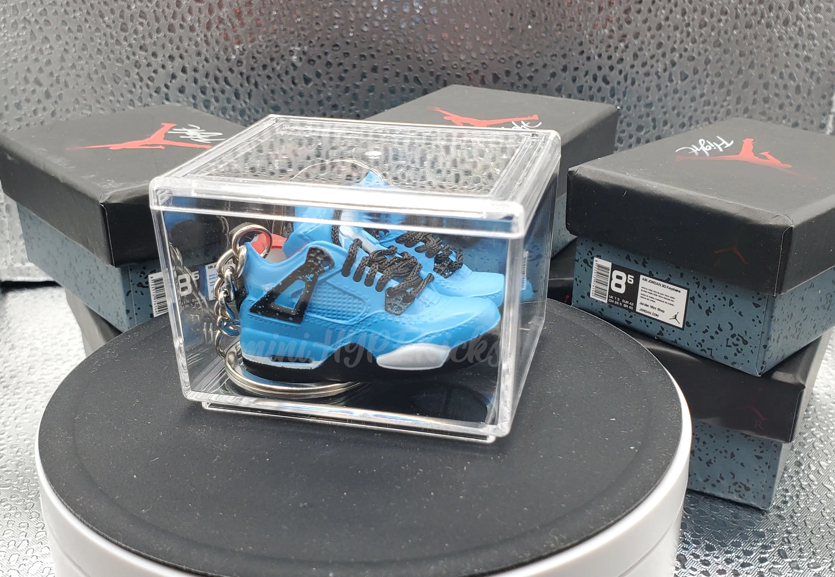 Mini 3D AJ4 Cactus Jack Sneaker Keychain