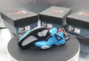 Mini 3D AJ4 Cactus Jack Sneaker Keychain