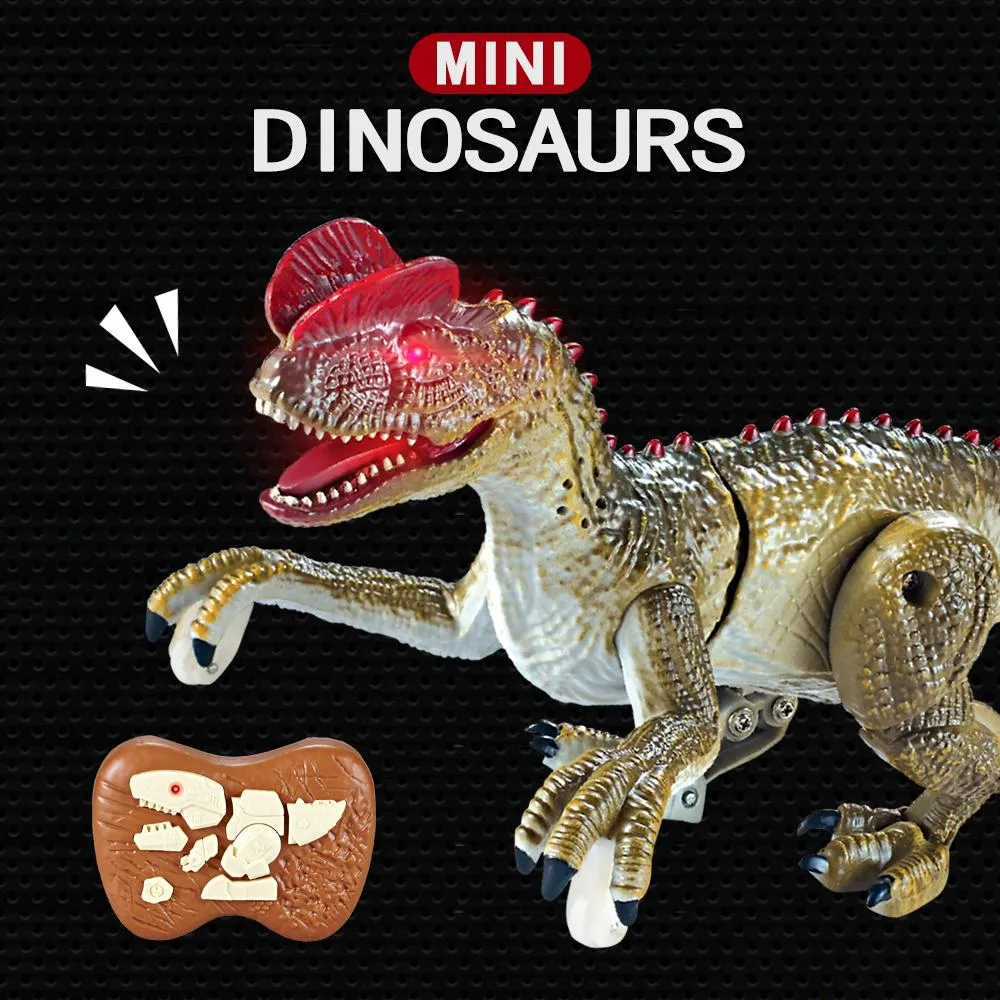 Mini Electric Dinosaur Toy With 2.4g Remote Control for Birthday Gift