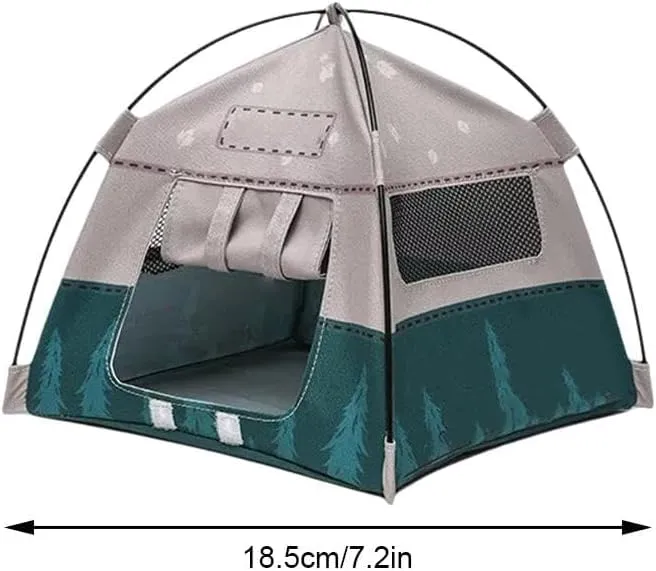 Miniature Cute Tent, 1:12 Camping Tent Model Action Figure Decoration, Miniature Camping Tent Model Camping Decoration, Miniature Scene Accessories Photography Props Toys Display (2PCS)