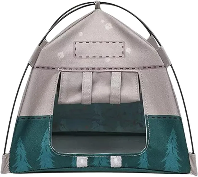 Miniature Cute Tent, 1:12 Camping Tent Model Action Figure Decoration, Miniature Camping Tent Model Camping Decoration, Miniature Scene Accessories Photography Props Toys Display (2PCS)