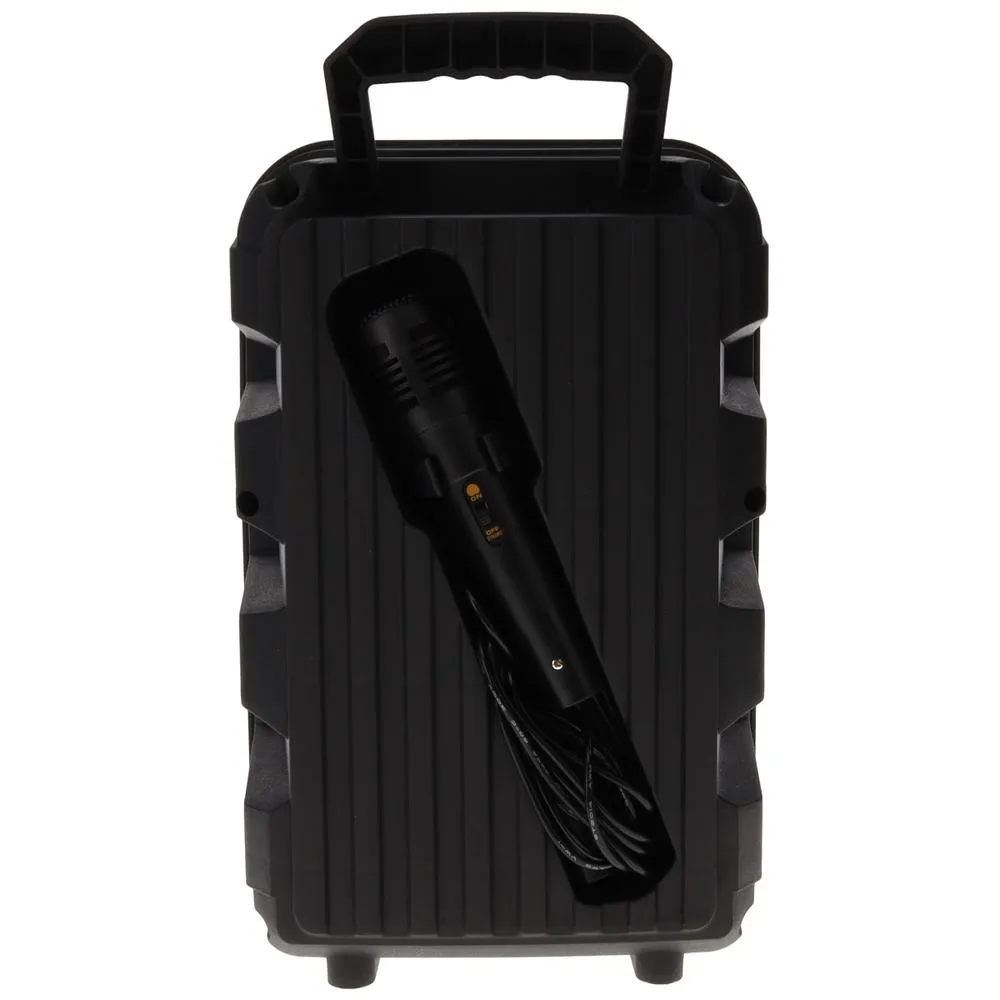 Neon Knight 8 inch Tailgate Bluetooth Speaker with Microphone NKTG - Portable Speaker for Karaoke Fun and Music Entertainment