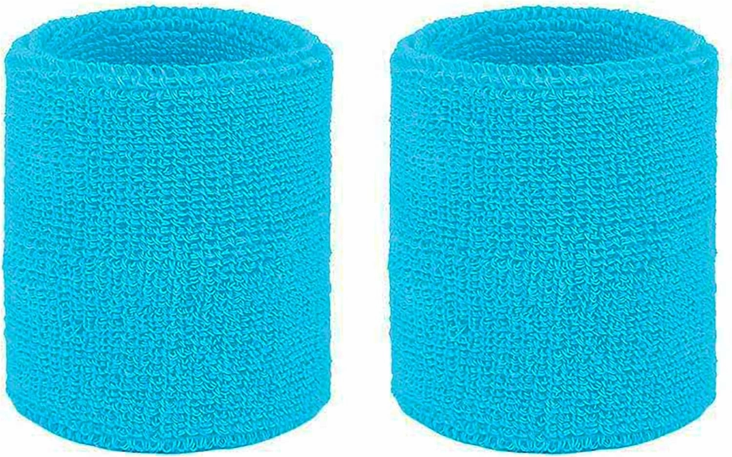 Neon Sweatbands Headband Wristband Set, Sweatband Workout Accessories for Women 80s Sweat Band