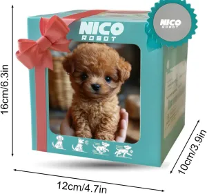 New AI Robot Dog,Robot Puppy That Acts Like a Real Puppy,My Realistic Robotic Puppies,Interactive Robotic Pet That Sits,Barks,Walks & Runs Tail Wagging Like a Real Dog (Bixiong)