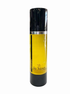 New Larger Size... 2.7 oz Je Veux | Organic Moroccan Argan Oil | 100% Pure Ingredients | Oblepicha, Neem Oil & Restorative Mineral Blend | Hydrates & Conditions Scalp | 2.7 Oz Bottle (50 mL)