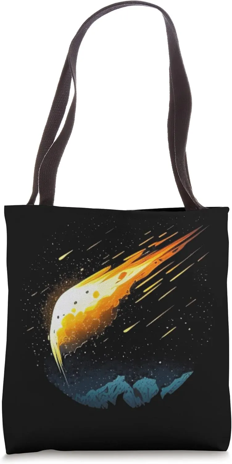 Nice Fire Ball for Meteor and Comet Lovers Tote Bag