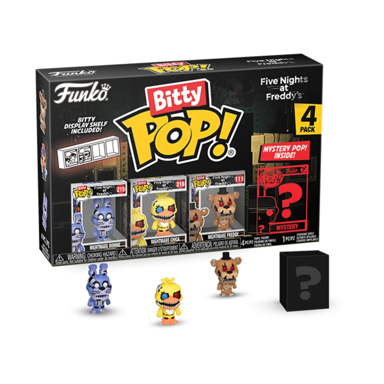 Nights At Freddys FNAF Bitty Pop 4 Pack