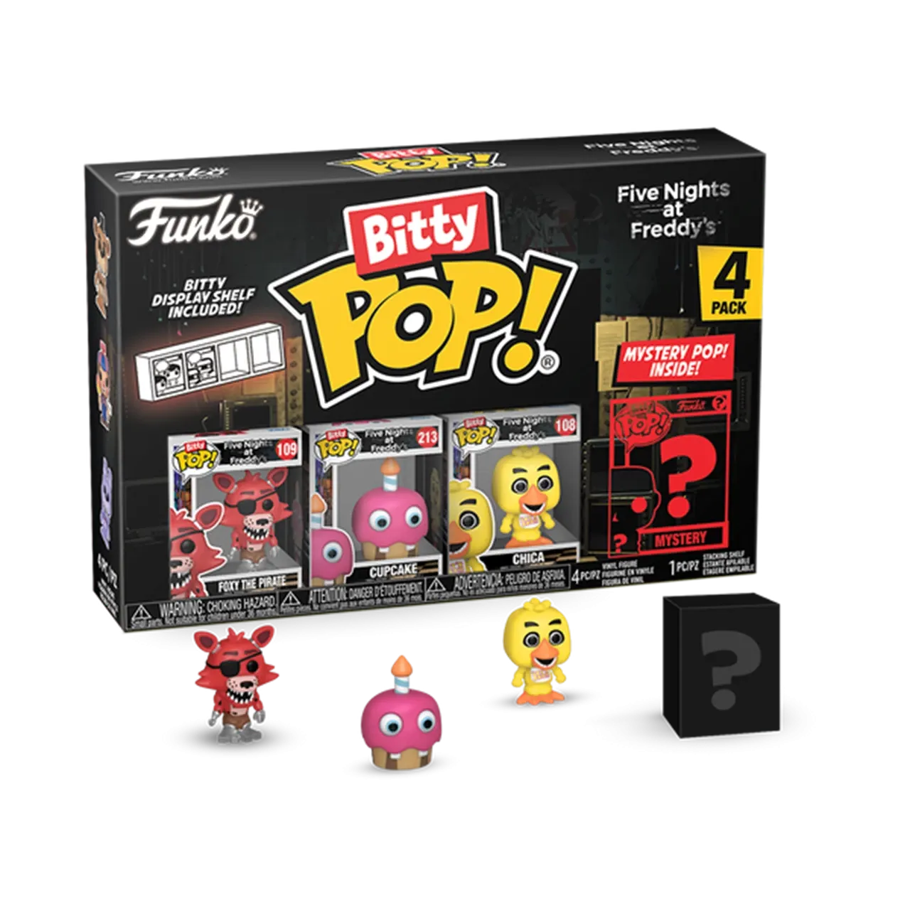 Nights At Freddys FNAF Bitty Pop 4 Pack