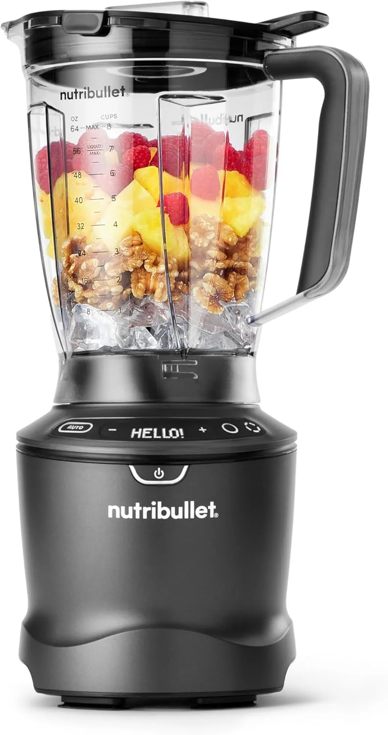 nutribullet SmartSense 5-speed, full-size blender, 1400 Watt- Gunmetal Gray
