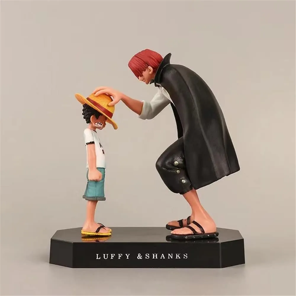 One Piece Figure, Luffy & Shanks Figure, One Piece Figure, Painted, Complete Figure,