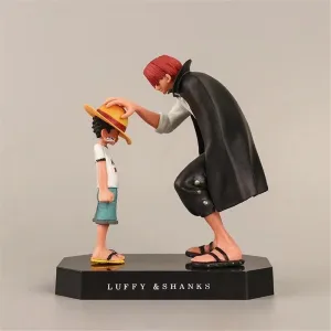 One Piece Figure, Luffy & Shanks Figure, One Piece Figure, Painted, Complete Figure,