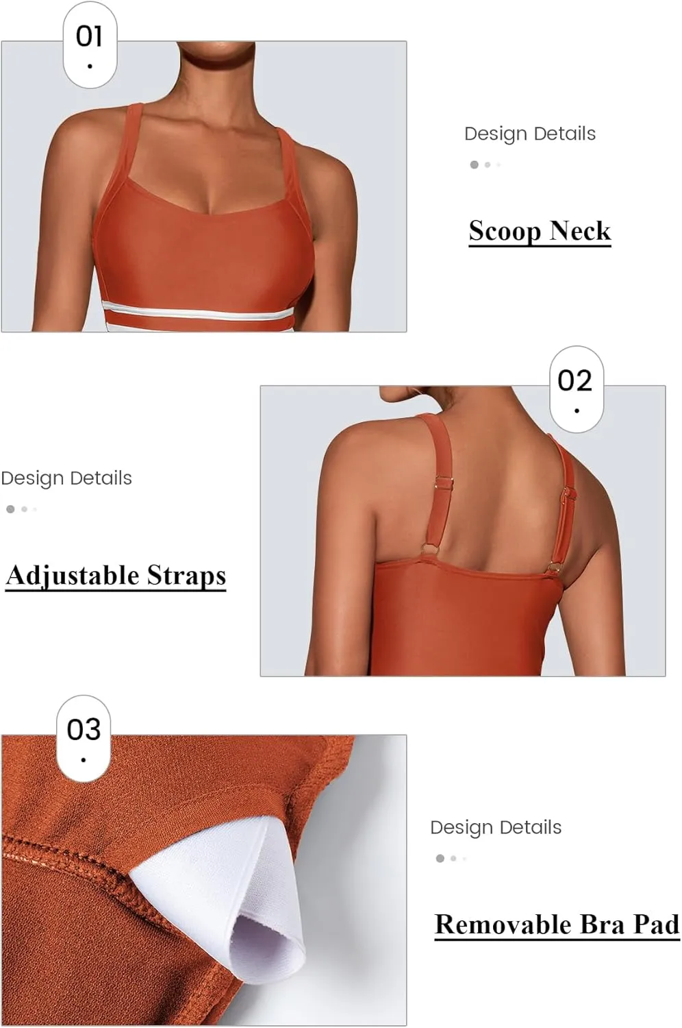 One Piece Swimsuit Women Tummy Control Color Block Stripes Bathing Suit Full Coverage Swimwear Adjustable Straps