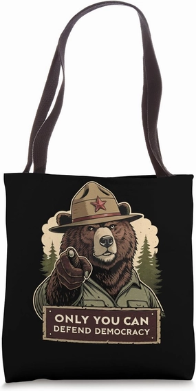 Only You Can Defend Democracy Tote Bag