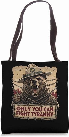 Only You Can Fight Tyranny - Defend Democracy Tote Bag