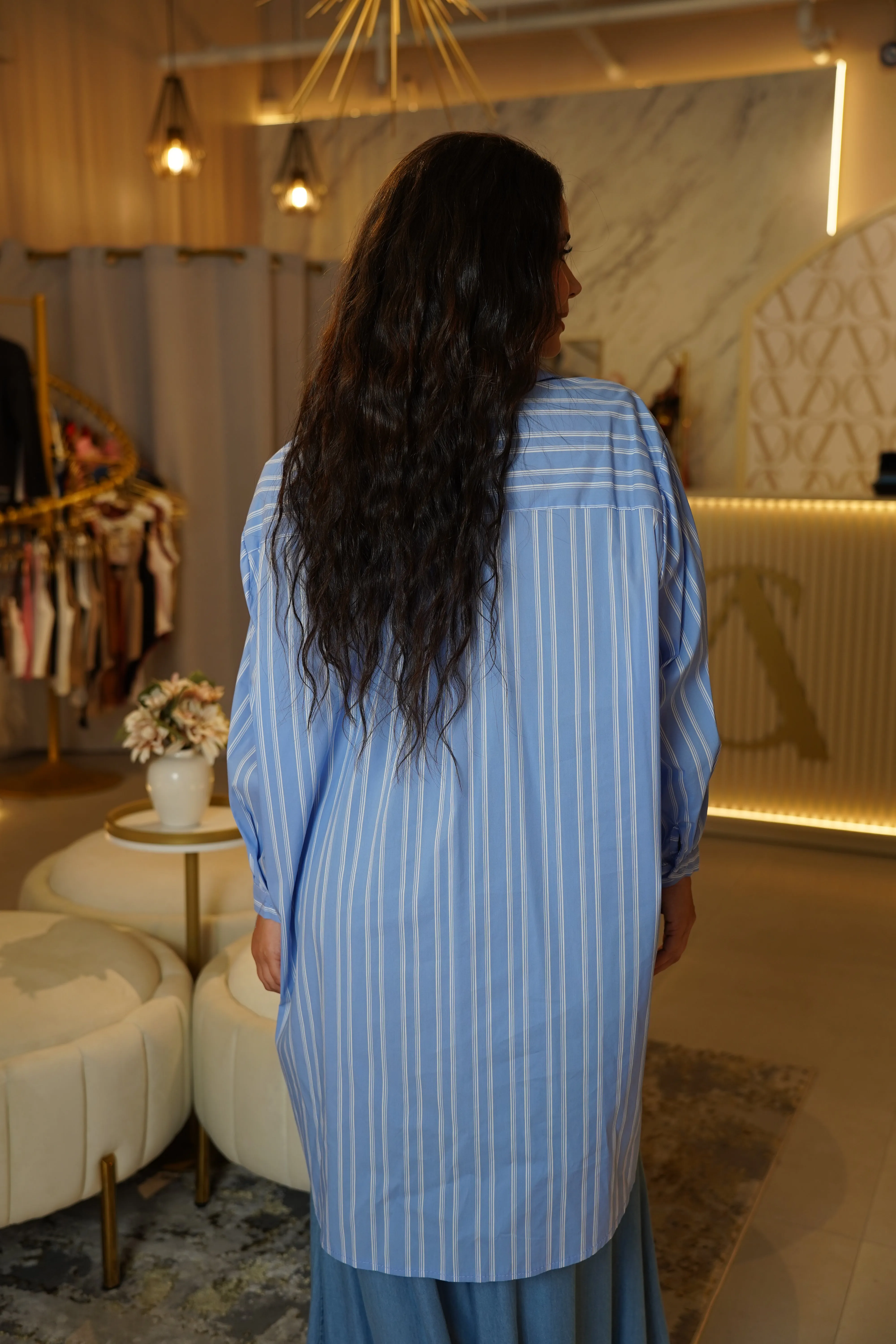 Osito Button Down – Playful Stripes with a Cute Twist