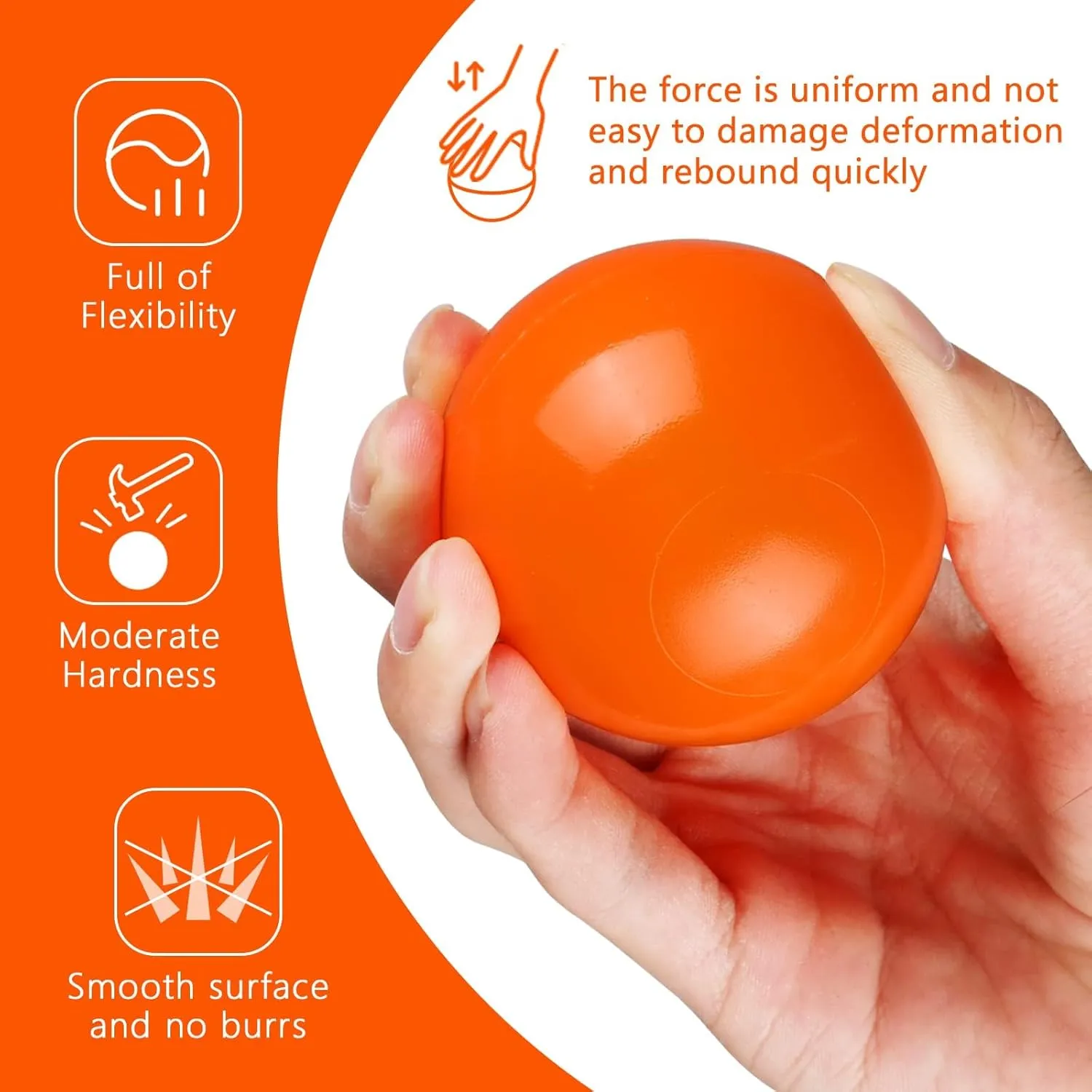 Pack of 100 Plastic Balls, 2.2 inches/5.5 cm, BPA Free Pit Balls Crush Proof Ocean Balls Phthalate Free for Boys Girls Toddlers Indoor Outdoor