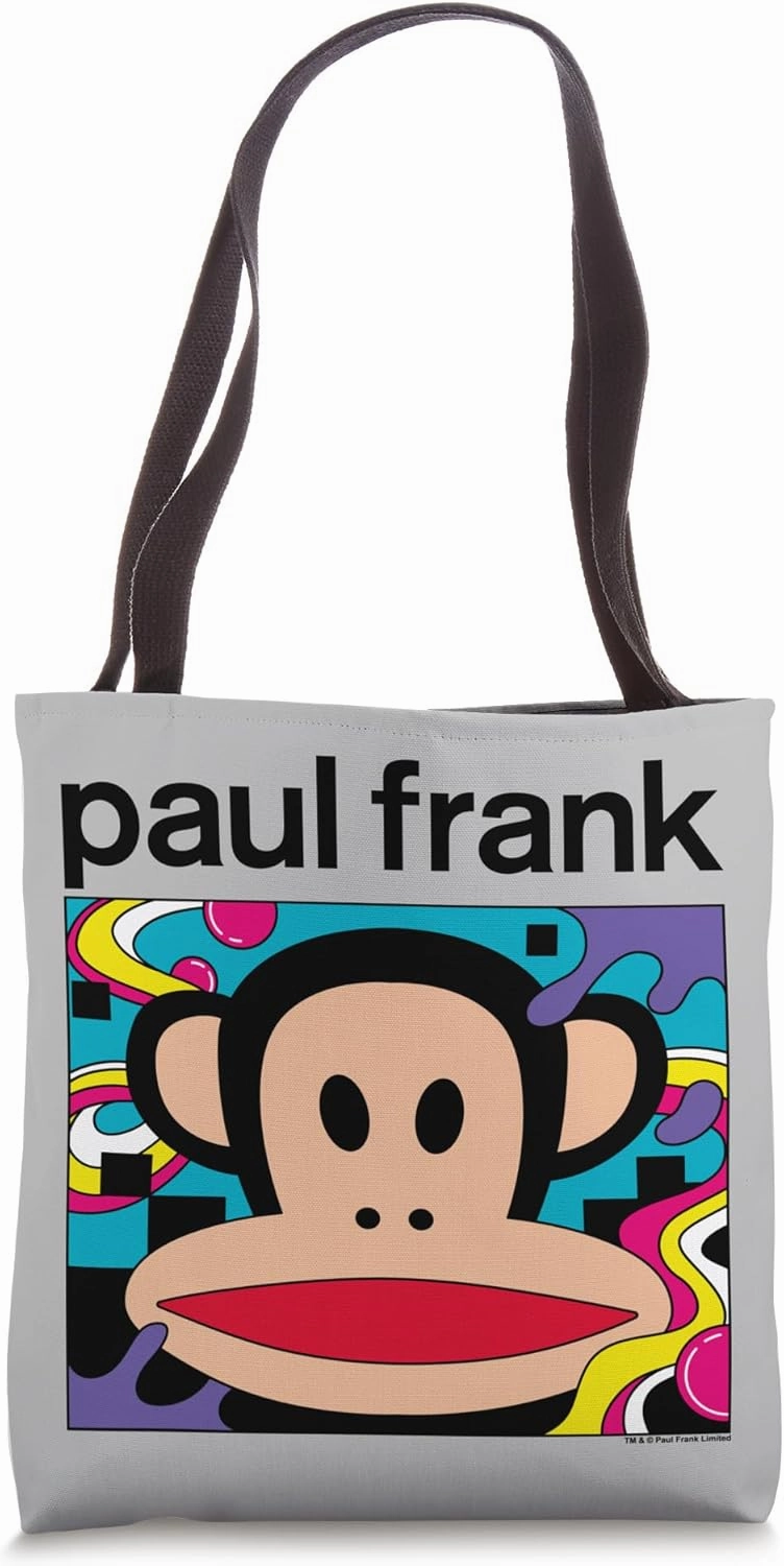 Paul Frank Julius Face Psychedelic Frame Tote Bag