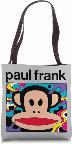 Paul Frank Julius Face Psychedelic Frame Tote Bag