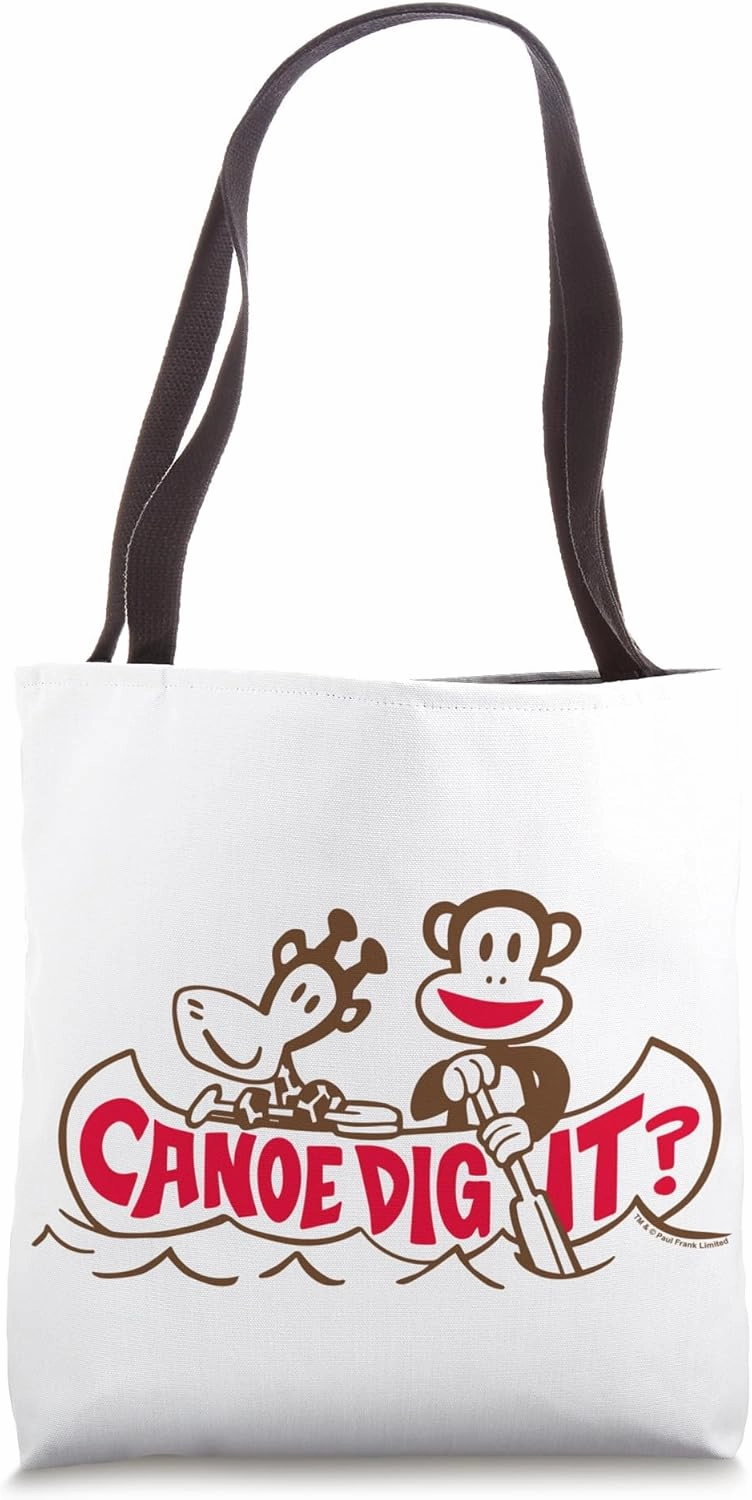 Paul Frank Julius The Monkey & Clancy Canoe Dig It Tote Bag