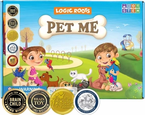 Pet Me Multiplication and Division Game - Fun Math Board Game for 5 - 9 Year Olds, Easy Start STEM Toy, Perfect Educational Gift for Kids (Girls & Boys), Homeschoolers, Grade 1 and Up