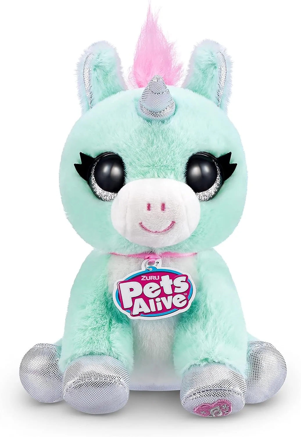 Pets Alive Pet Shop Surprise Unicorn Toys by ZURU - Interactive with Electronic 'Speak & Repeat' Animal Playset Unicorn Gifts for Girls and Kids (Series 2)