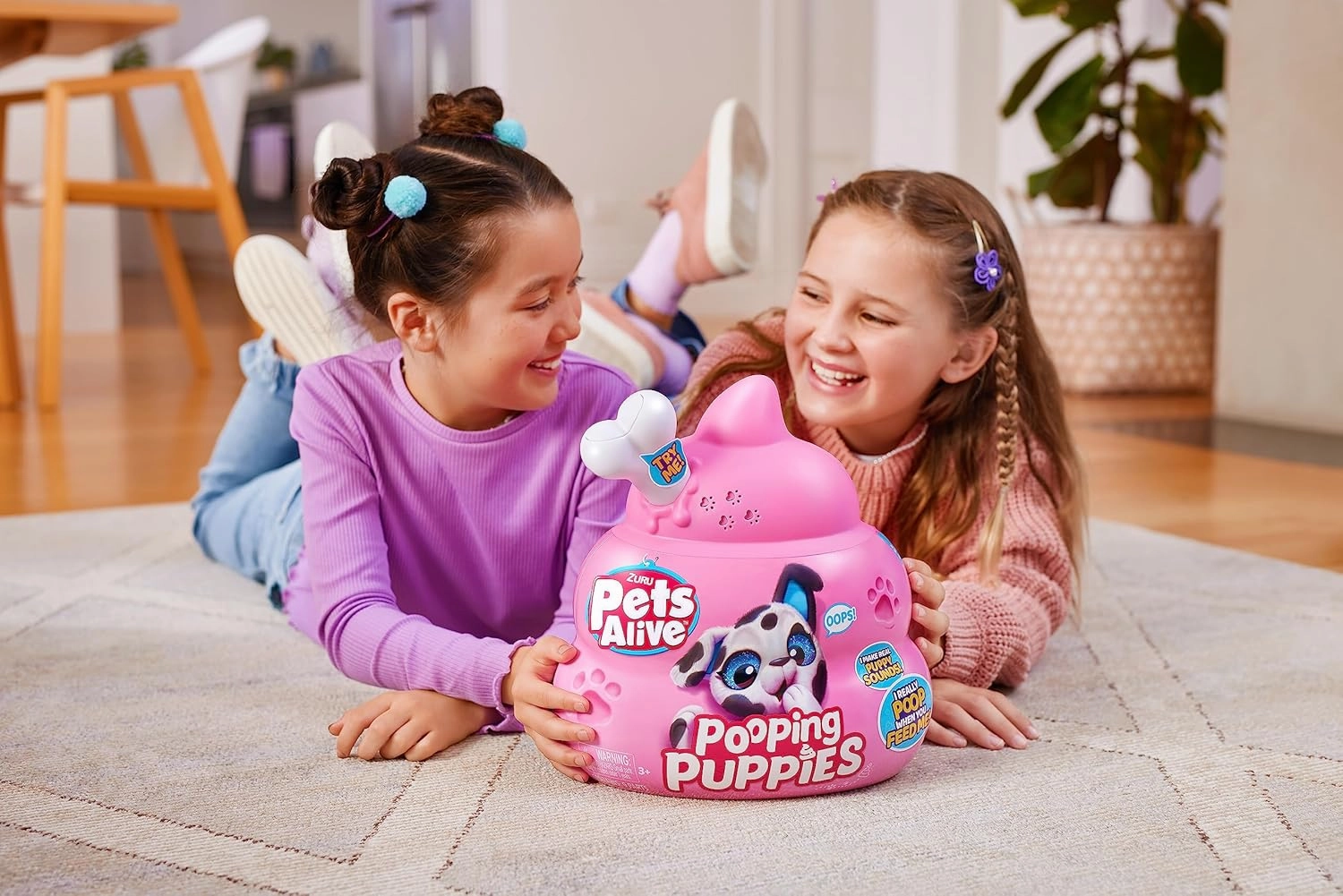 Pets Alive Pooping Puppies (Dalmatian) by ZURU Surprise Puppy Plush, Ultra Soft Plushies, Interactive Toy Pets, Electronic Pet Puppy for Girls and Children