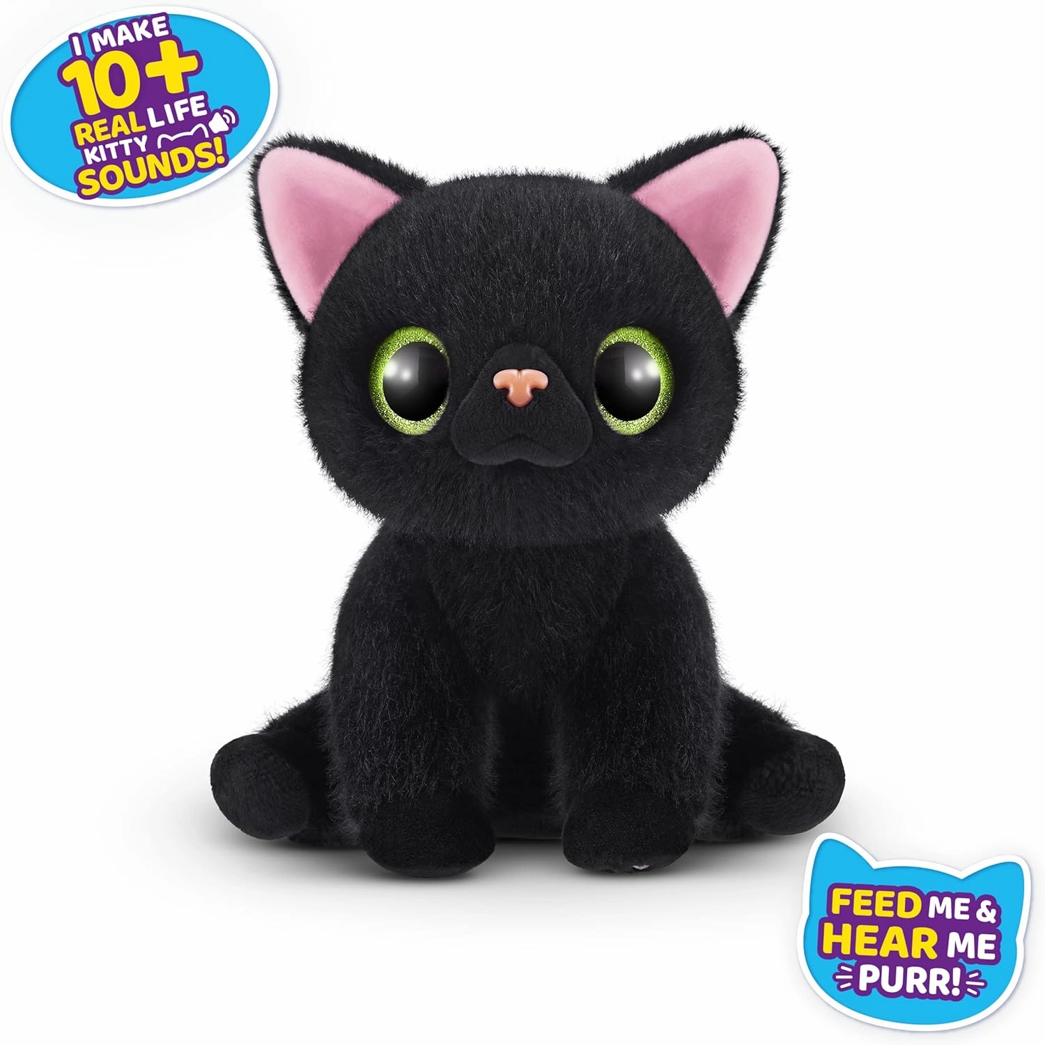 Pets Alive Smitten Kittens Surprise (Bombay Cat Lucky) by ZURU Nurture Play Soft Toy Unboxing Adopt Interactive 10 Sounds