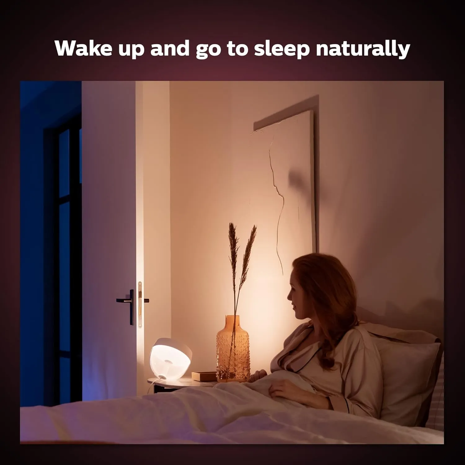 Philips Hue Iris Smart Table Lamp, Silver - White and Color Ambiance LED Color-Changing Light - 1 Pack - Control with Hue App - Compatible with Alexa, Google Assistant, and Apple Homekit