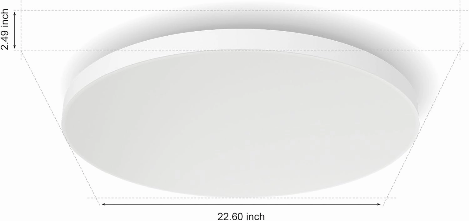 Philips Hue Datura Smart Ceiling Panel (Large Round 2.49 in x 22.60 in) White & Color Light, Bluetooth Compatible, Voice Control with Alexa, Apple Home & Google Assistant†?