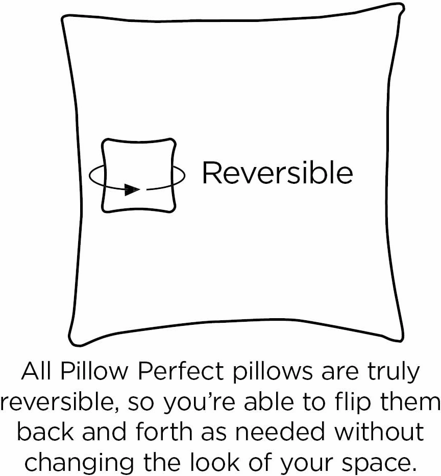 Pillow Perfect Tropic Floral Indoor/Outdoor Chair Seat Cushion with Ties Tufted, Weather, and Fade Resistant, 18.5" x 19", Ivory Lensing 2 Count