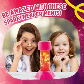 Playz Lava Lamp & Glitter Tube Arts and Craft Science Activity Set - 34  Tools to Make a Lava Lamp, Glitter Tube, Bubbling Glitter & More for Girls, Boys, Teenagers, & Kids Age 8 