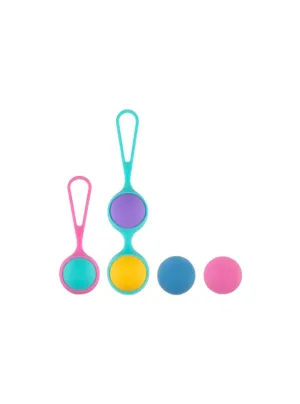 PMV20 Vita Weighted Silicone Kegel Ball Set