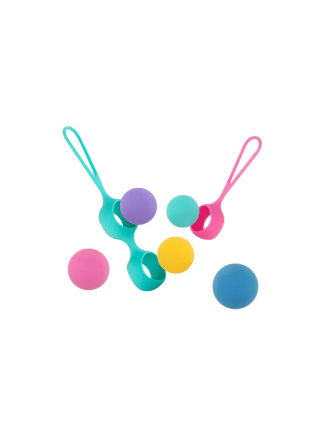 PMV20 Vita Weighted Silicone Kegel Ball Set