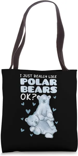 Polar Bear Specialist Biologist Expert Arctic Zoologist Tote Bag