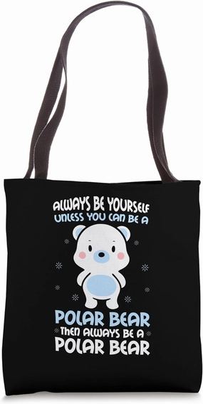 Polar Bear Specialist Biologist Expert Arctic Zoologist Tote Bag