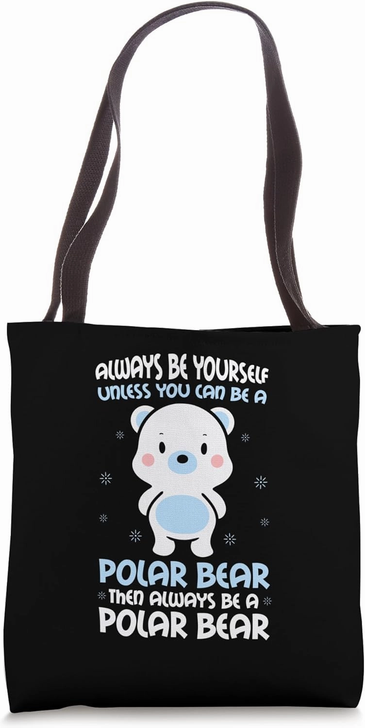 Polar Bear Specialist Biologist Expert Arctic Zoologist Tote Bag