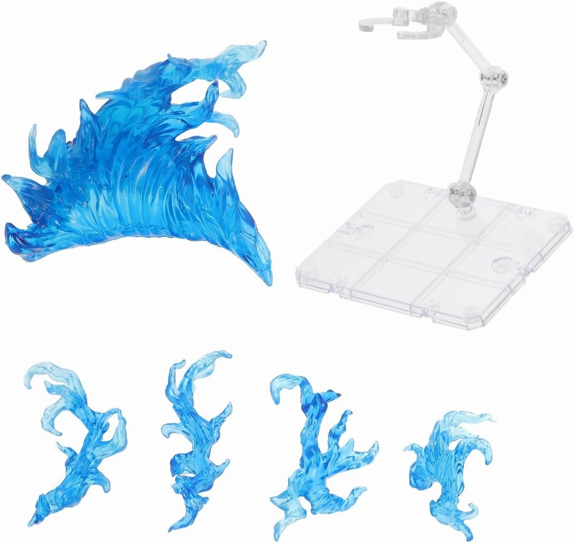 POPETPOP Flame Effect Figure Action Figure Stand Flexible Doll Display Holder Flame Effects Accessory Set for Home Store Display